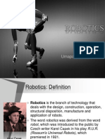 Robotics Definition History