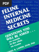 Download Feline Internal Medicine Secrets Veterinary by Mihai Birsa SN144933497 doc pdf