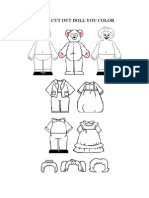 Paper Cut Out Doll You Color