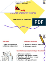 General Chemistry Course: Transilvania University of Brasov Chemistry Department