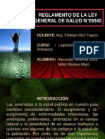 Reglamento de La Ley General de La Salud