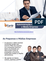 ADM - Administração de Pequena e Media Empresa