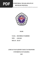 Download MAKALAH II WAWASAN NUSANTARA TOPIK BATAS TERITORIAL NEGARA KESATUAN REPUBLIK INDONESIAdocx by ROCHEHAT SN144960986 doc pdf