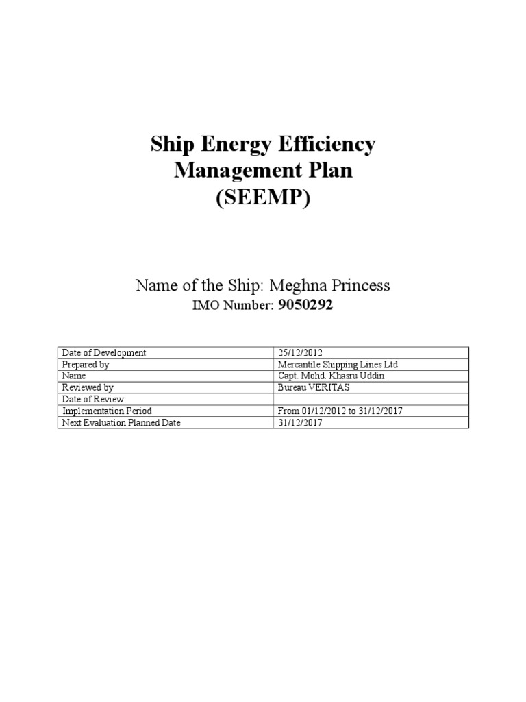 Ship Energy Efficiency Pdf Hvac Ships