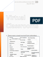 Virtual Classrooms Imoot2013 Slides