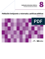 DESC+A - 08 - Población inmigrante y retornada y políticas públicas