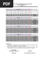 Jadwal Piket Kebersihan Kamar Mandi