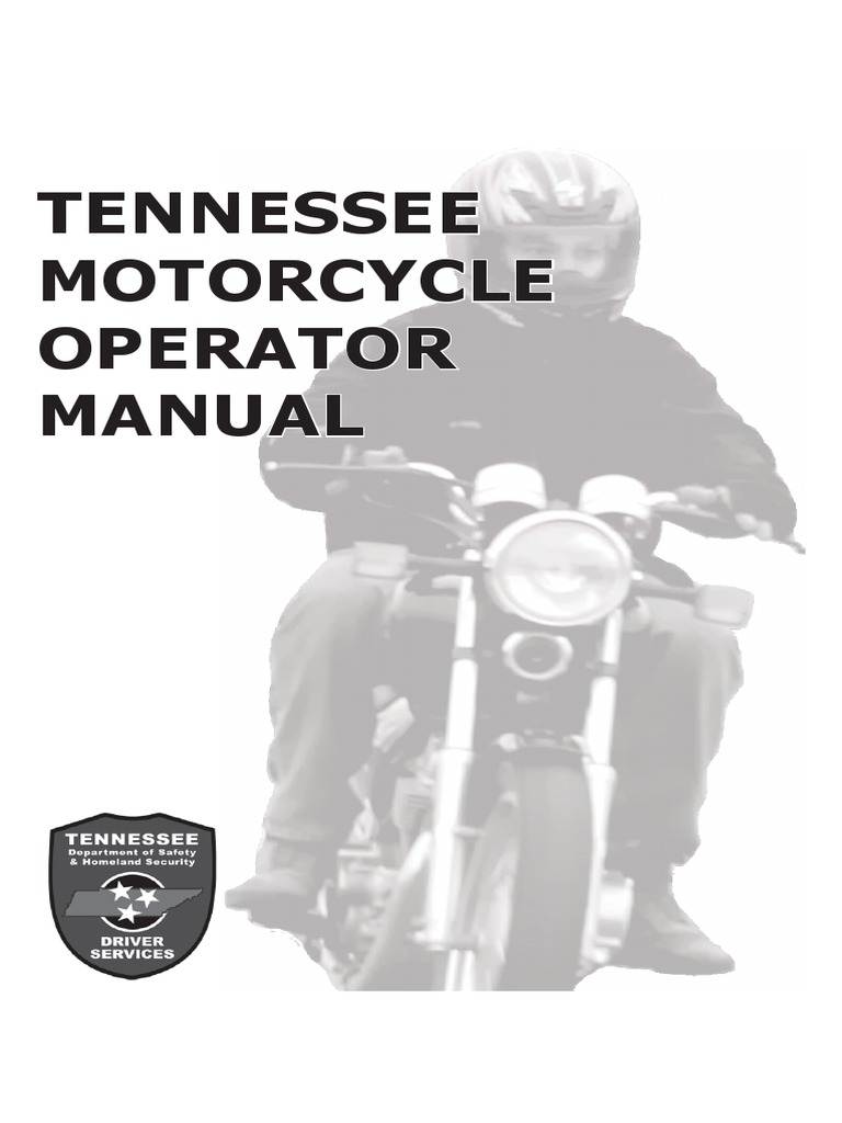 Tennessee Motorcycle Manual Tennessee Motorcycle Handbook PDF