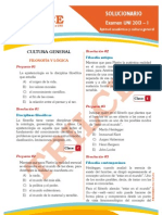 Solucionario UNI 2013-I Aptitud Académica y Cultura General
