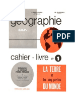 Géographie Certificat D'etudes La Terre Et Les Cinq Parties Du Monde Valette