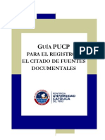 Guia Pucp Para El Registro y Citado de Fuentes Documentales 2009