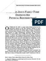 Does the Jesus Family Tomb Disprove His Physical Res.