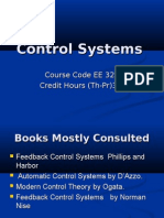 Lecture 1 Control Systems