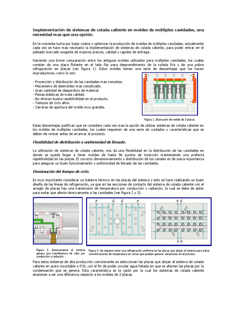 Sistemas de Colada Caliente en Moldes | PDF
