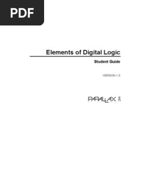 Elements Of Digital Logic V1 0 Electric Current Switch