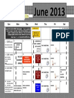 June 2013 Calendar Version 1.2