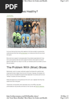 Are Your Shoes Healthy