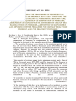 An Act Amending The Provisions of Presidential Decree No. 1866, As Amended, Entitled "Codifying The