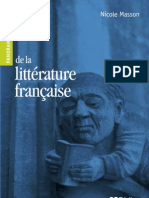 Panorama de La Littérature Française - Nicole Masson