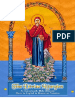 The Divine Liturgies, As Chanted on the Holy Mountain - Music in English in Byzantine Notation