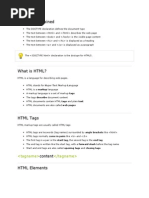 HTML Tutorial W3schools PDF Html Element Html
