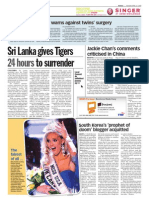 Thesun 2009-04-21 Page08 Sri Lanka Gives Tigers 24 Hours To Surrender
