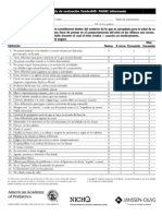 Escala paraTDAH - Evaluación para Padres (Inicial)