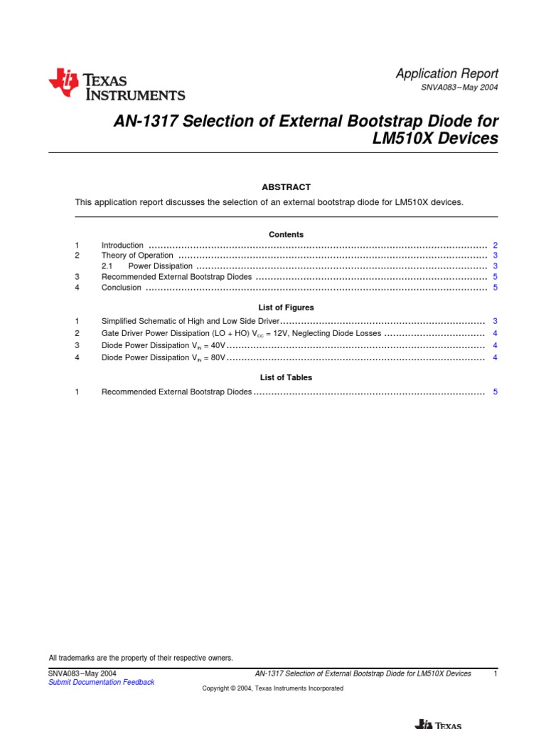 Bootstrap Diode explanation Capacitor Field Effect Transistor