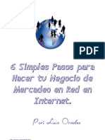 6 Pasos para Hacer Tu Negocio de Mercadeo en Red en Internet