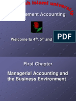 Chapter#01 Managerial Accounting and the Business Environment