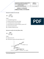 Formulario de Filtracion