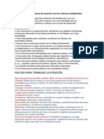 Pautas para Trabajar La Atencion en Educacion Primaria