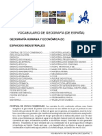 Vocabulario Geografia 5 INDUSTRIA