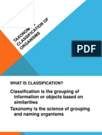 Classification and Taxonomy