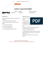 Tudo Gostoso - Lasanha Especial Light - Imprimir