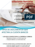 Tipos de Conciliaciones Bancarias