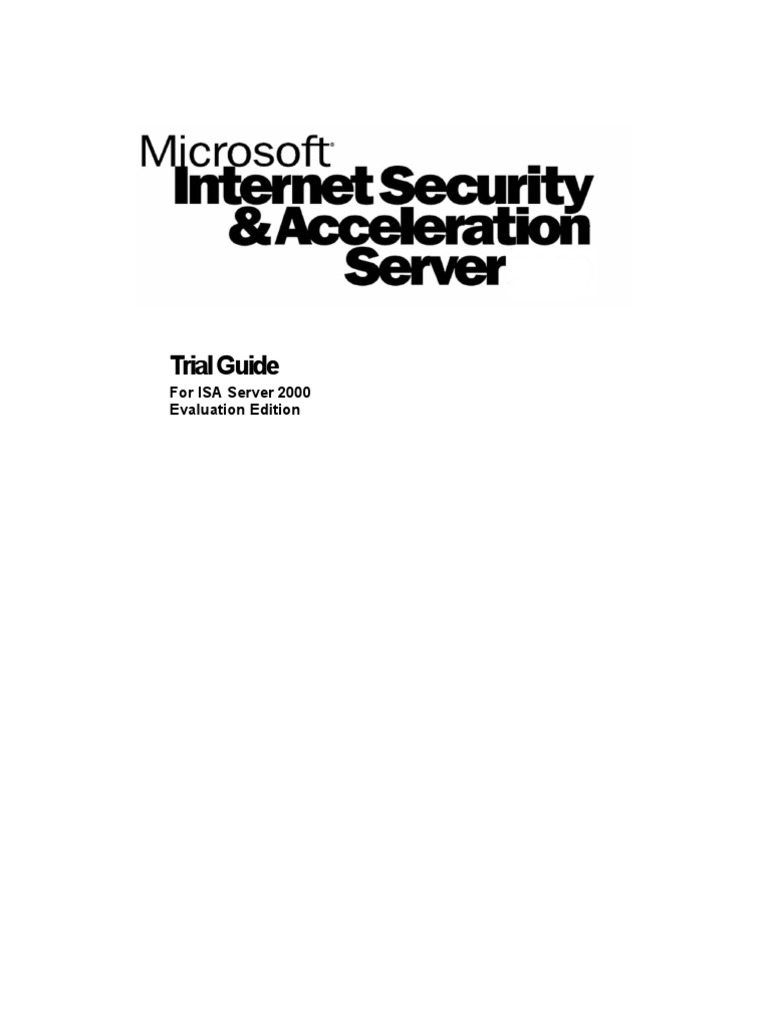 Trial Guide | PDF | Web Server | Internet & Web