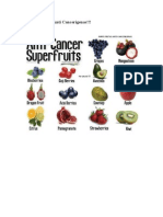 14 Frutas Súper Anti Cancerígenas
