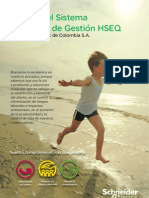 56061123 Manual Del Sistema Integrado de Gestion HSEQ Schneider Electric de Colombia S A