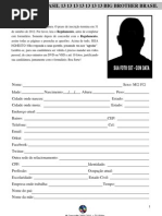 Questionario BBB13 Seletiva Nacional