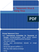 4. Klasifikasi ,Taksonomi & Inang Virus