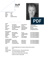 Edmund Duff CV 31