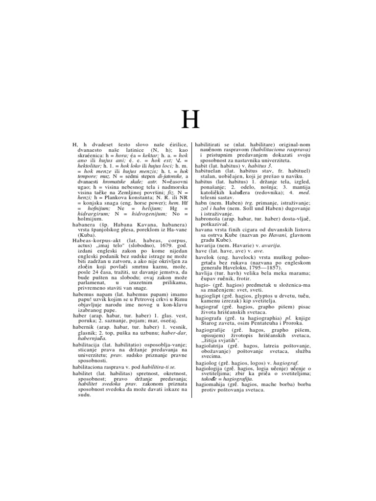 Vujaklija 26 H | PDF