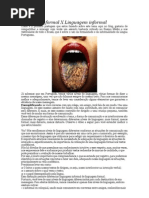 Línguagem formal X Linguagem informal