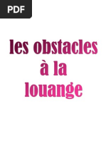 Les Obstacles À La Louange