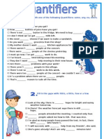 Quantifiers and Determiners Fill in the Gaps