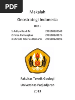 Download Makalah Geostrategi Indonesia by AditYa Rasdi Metly SN145172862 doc pdf