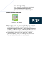 Effect of Maintenance On Energy Savings: Figure 9: Air Filter Cleaning