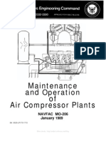 Maintenance and Operation of Air Compressor Plants