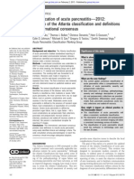 Classification of Pancreatitis